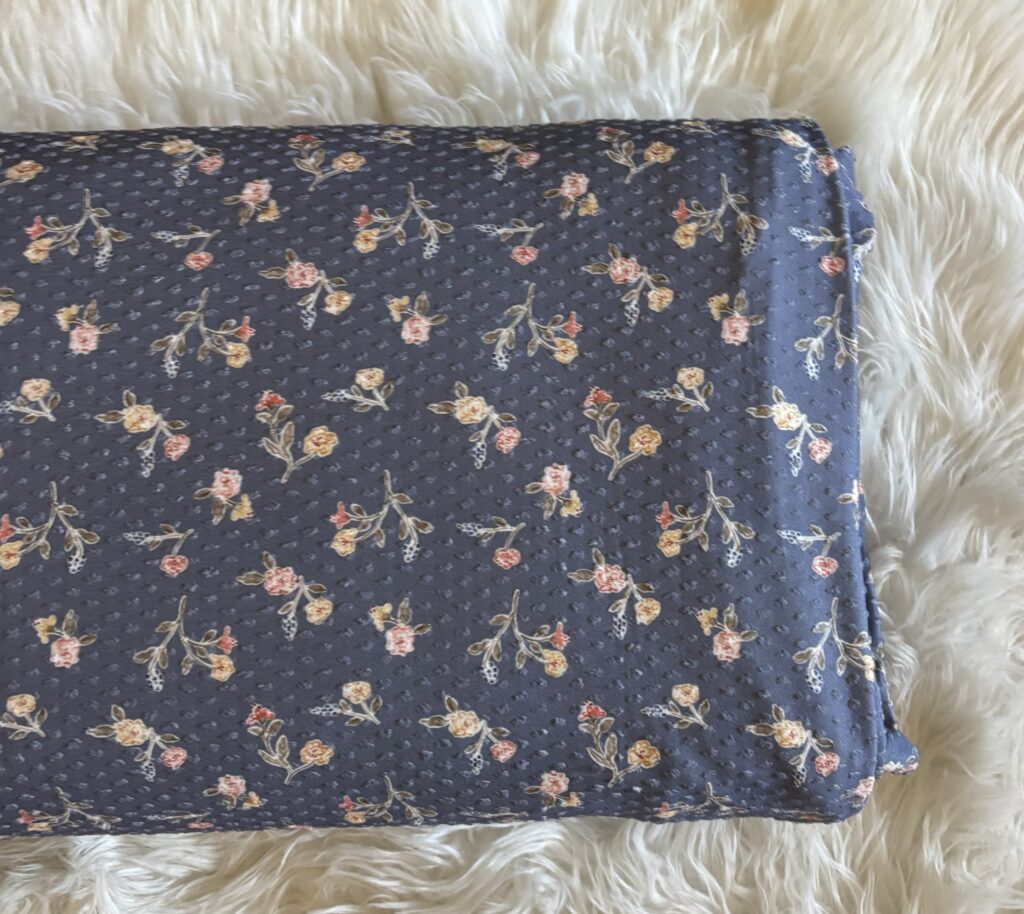 Pressed Flowers, Sparrow Swiss Dot Knit 022026244