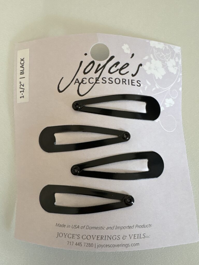 1.5” Black Snap Clip