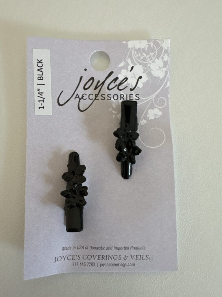 1.25” Pinch Clip with Pansy