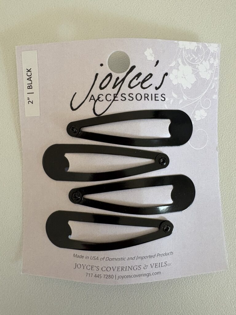 2” Black Snap Clip