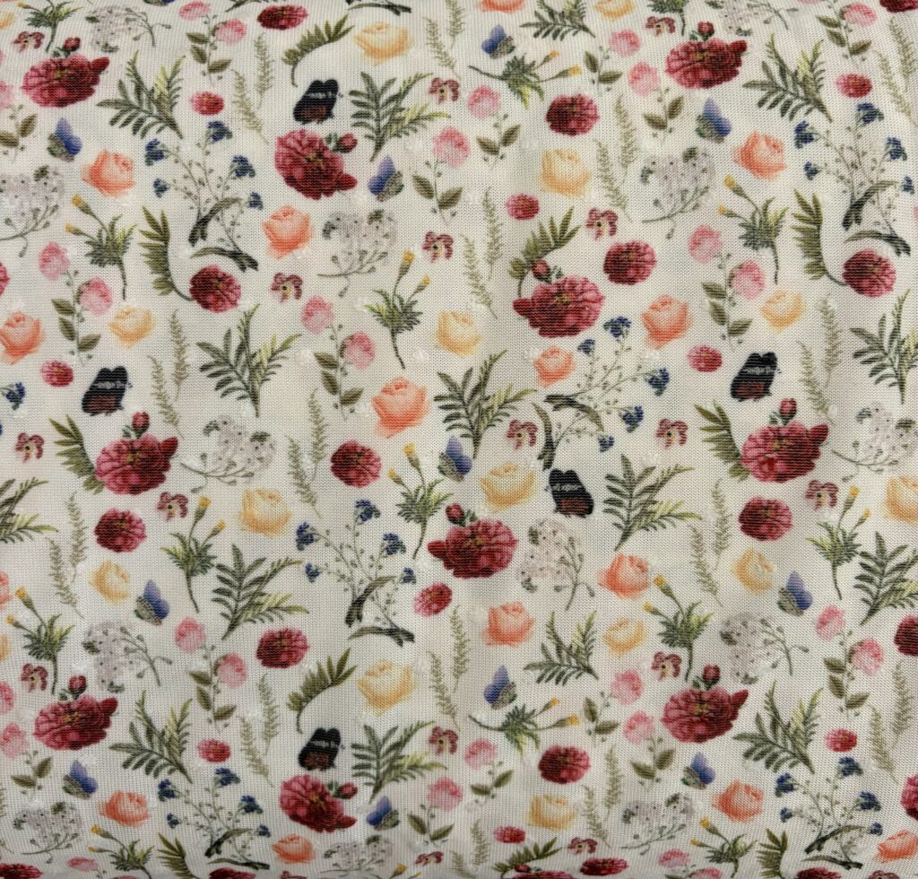 Vintage Garden, Swiss Dot Knit